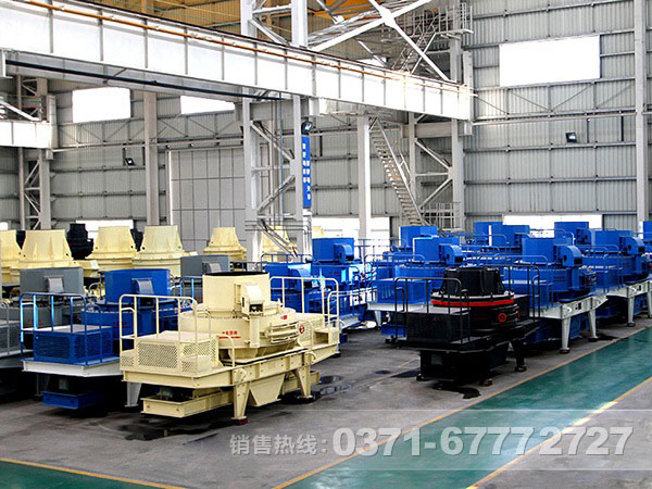 制砂机厂家生产出来的多种制砂机设备