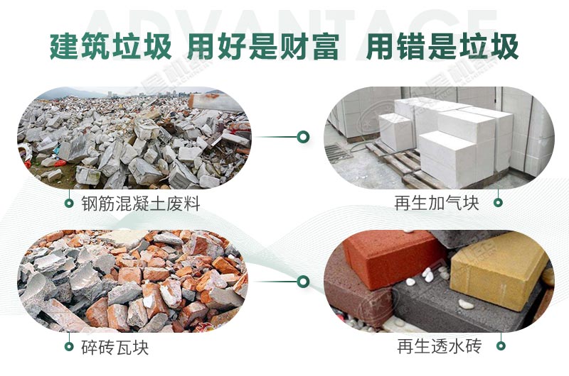 建筑垃圾应用市场广泛