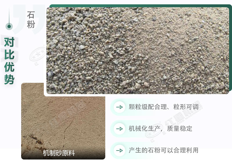 石粉和机制砂的对比优势图