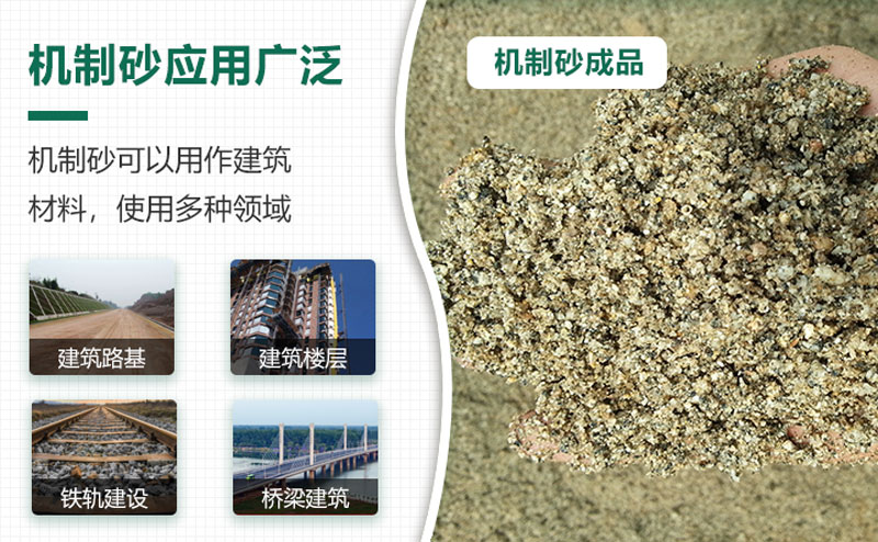 符合标准的机制砂应用广泛