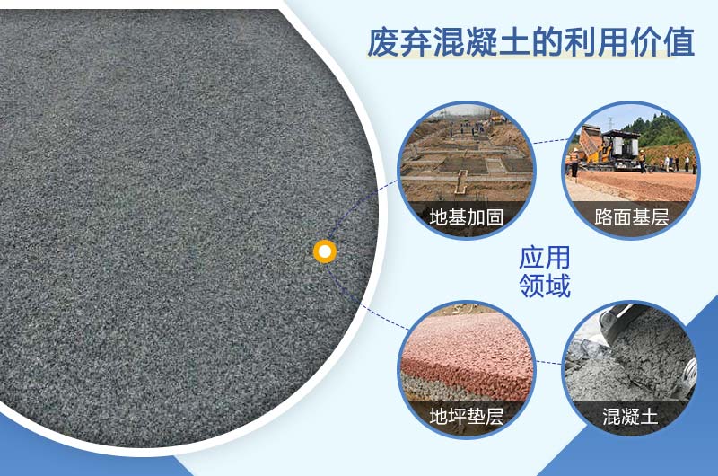 混凝土机制砂再生利用用途